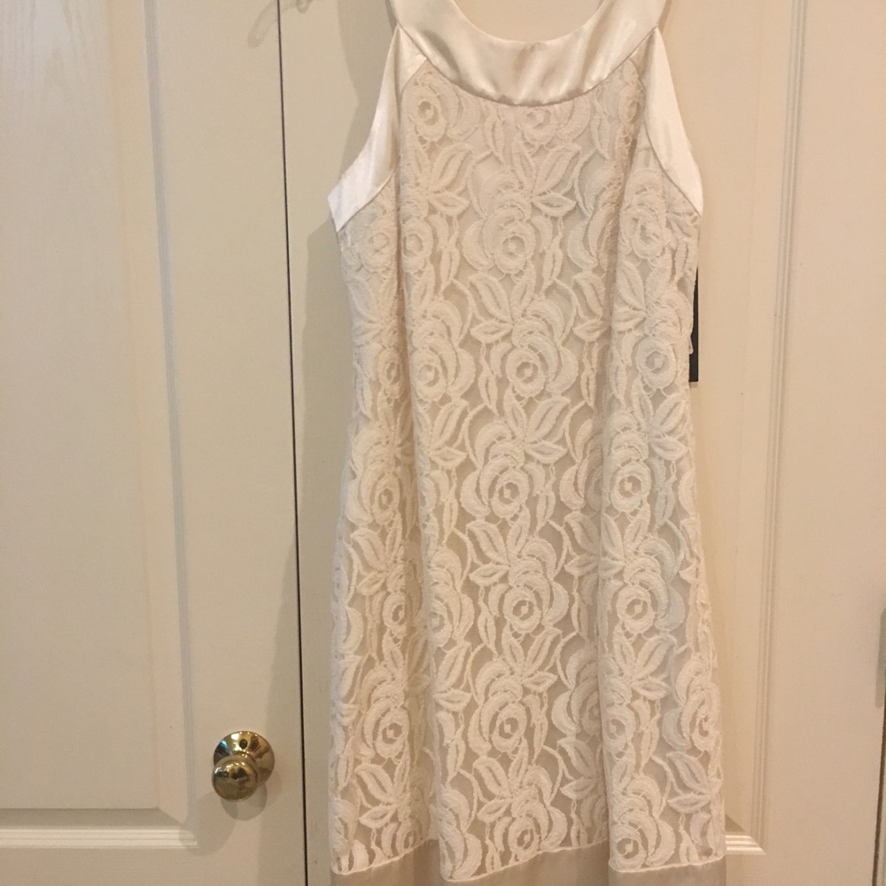 Ivory formal/cocktail dress size 10